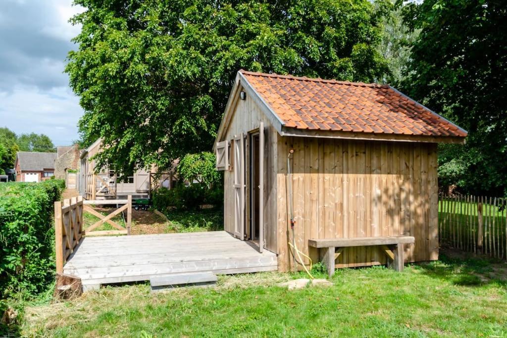 Attre La Cabane Du Cerf Et Son Sauna מראה חיצוני תמונה